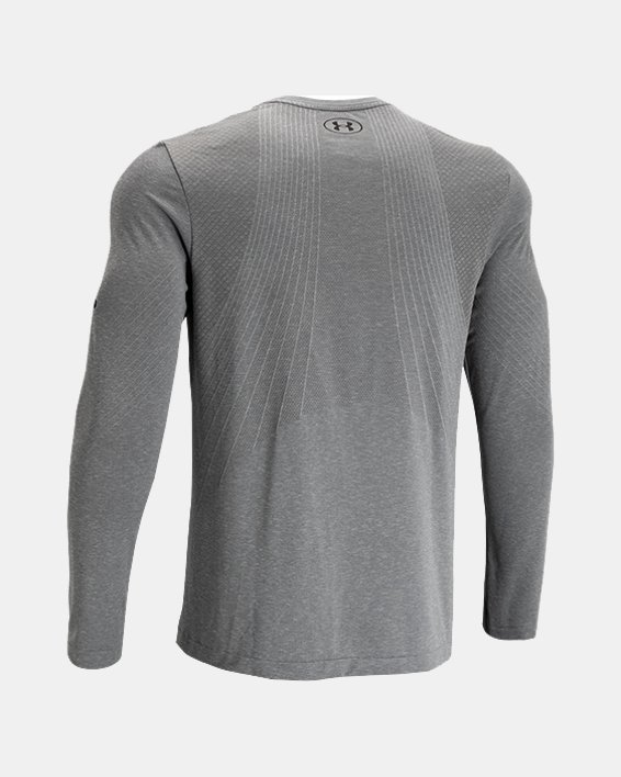 Men's UA RUSH™ Seamless Long Sleeve, Gray, pdpMainDesktop image number 6